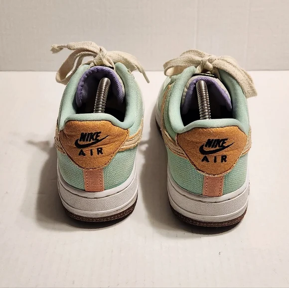 Nike Air Force 1 Low Happy Pineapple Canvas Sneakers Green Size 6 - Picture 6 of 11